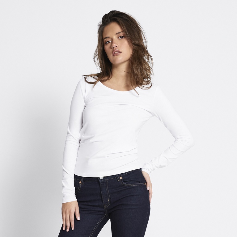 Basic long sleeve top "Fredrika"