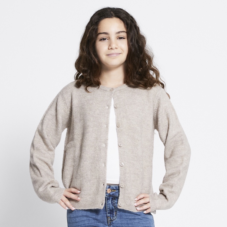 Basic knit cardigan "Audrey star"