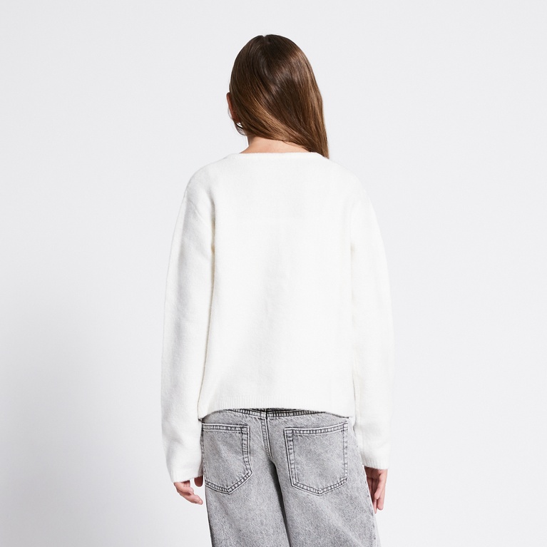 Basic knit cardigan "Audrey star"