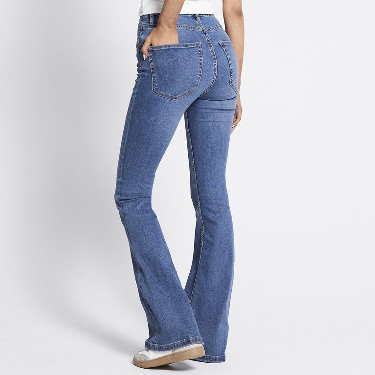 High waist flare jeans "Snake Flare"