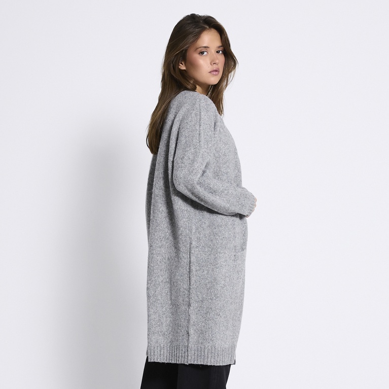 Basic knit long cardigan "Caroline"