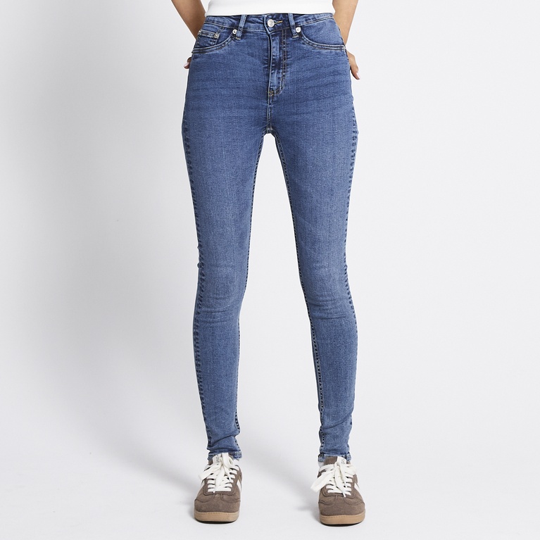High waist skinny jeans "Snake"