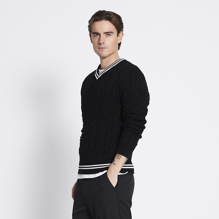 Cable-knit sweater "Ash"