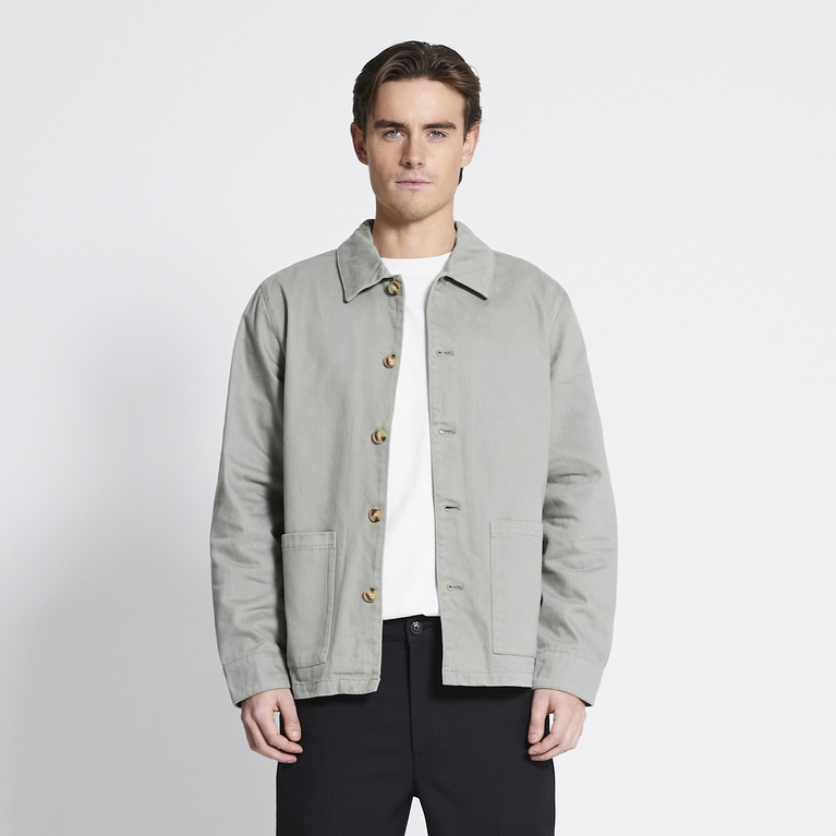 Cotton twill overshirt "Troy"