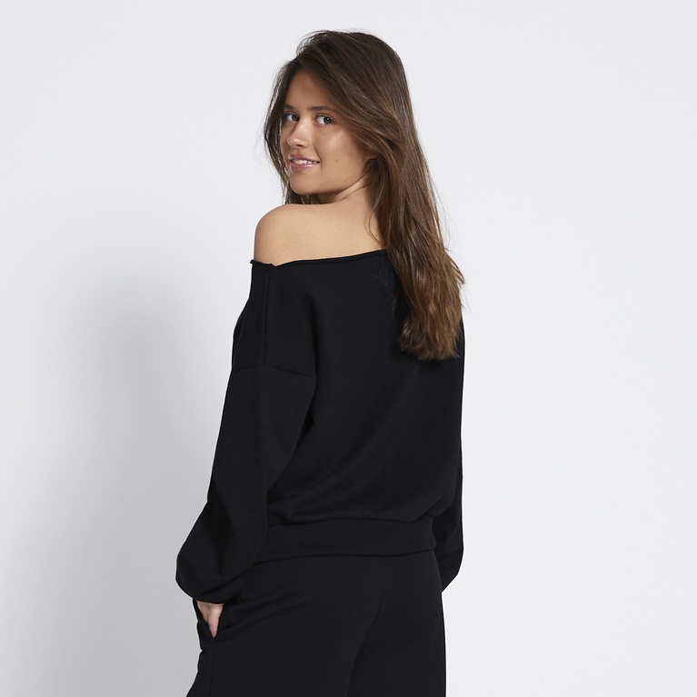 Off-shoulder sweatshirt "Esme"