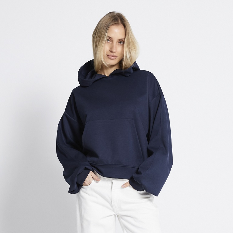 Boxy scuba hoodie "Aira"