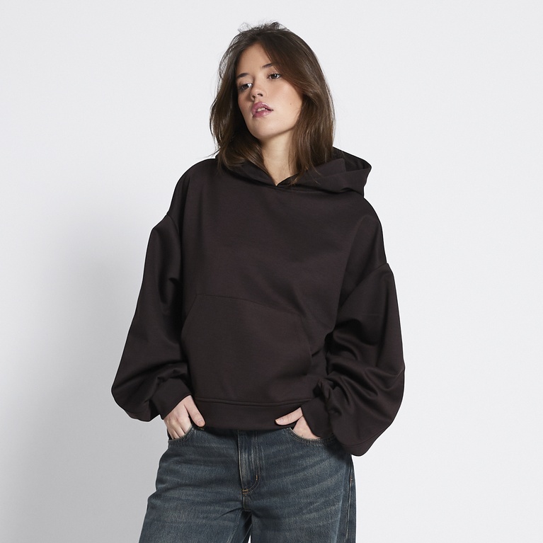 Boxy scuba hoodie "Aira"