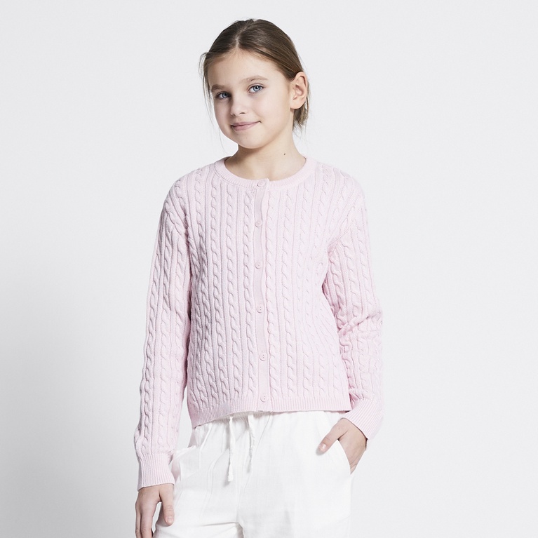 Cable knit cardigan "Majken"