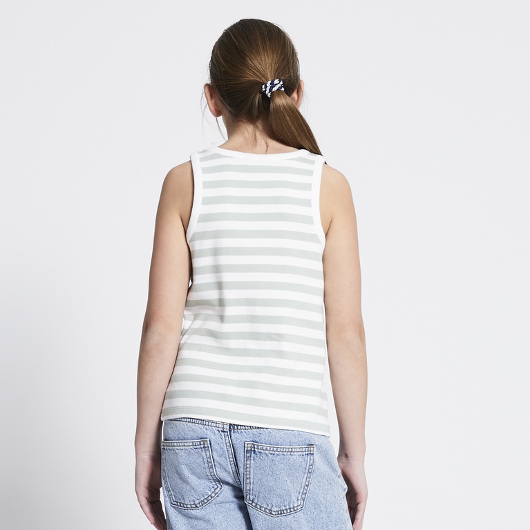Ribbed tank top "Amalia stripe"