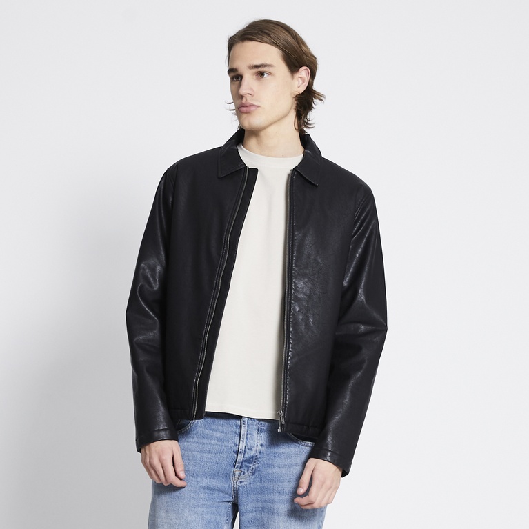 Faux leather jacket Blank