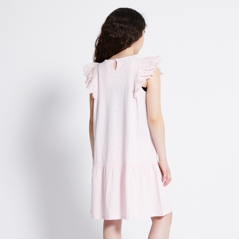 Broderie frill dress "Siv"