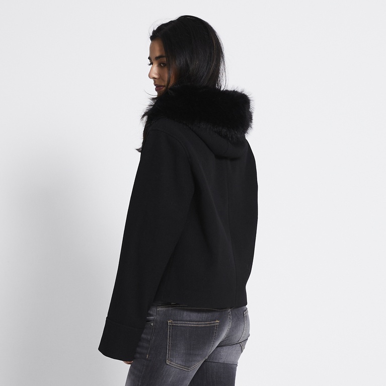 Faux fur collar jacket "Lovalie"