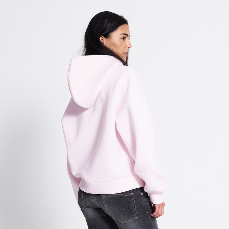 Boxy scuba zip hoodie "Lumi"