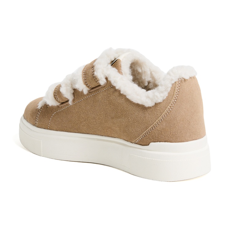 Faux Shearling Sneakers "Rue"
