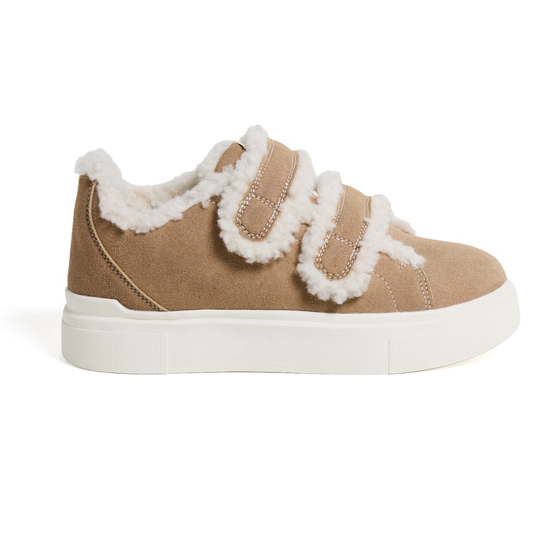 Faux Shearling Sneakers "Rue"