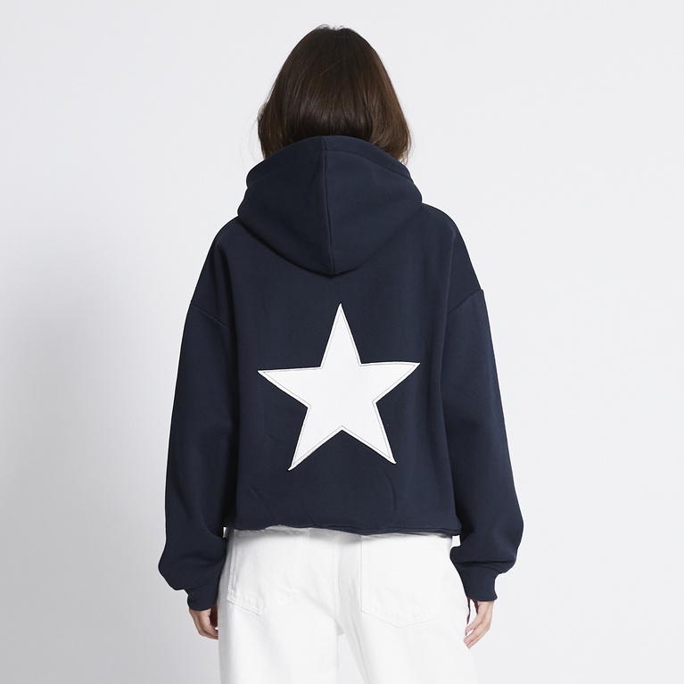 Patch heavy hoodie "Hilma Patch"