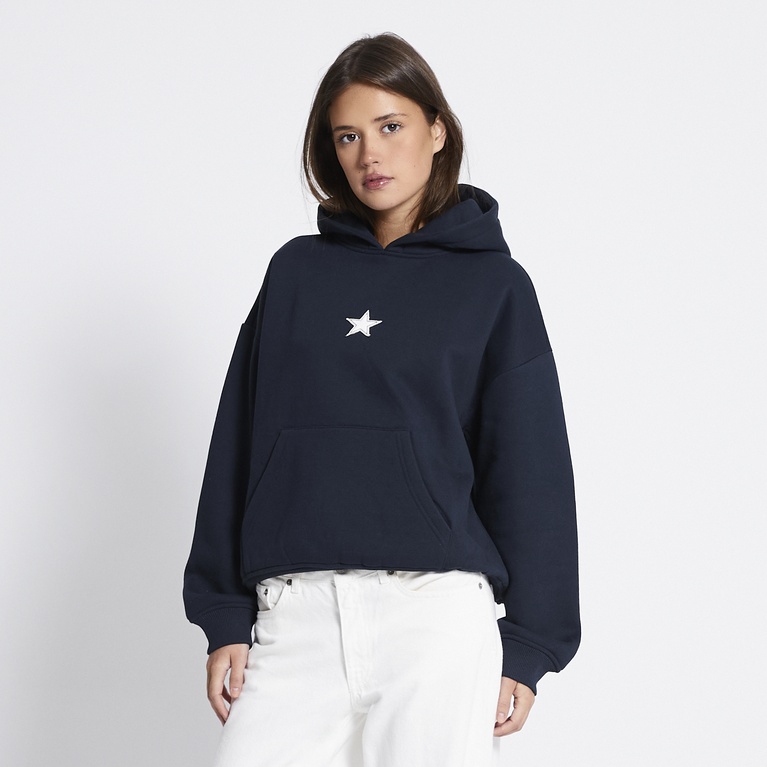 Patch heavy hoodie "Hilma Patch"