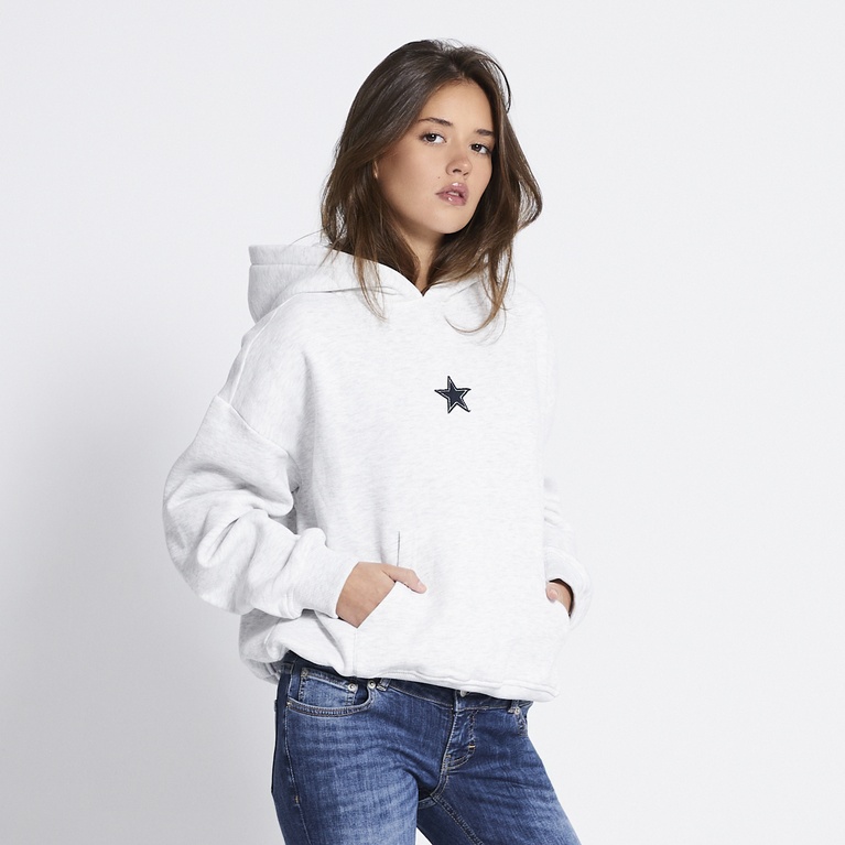 Patch heavy hoodie "Hilma Patch"