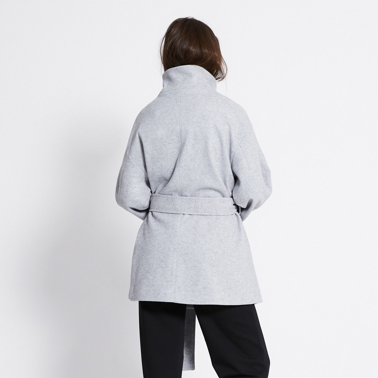 Short belted coat "Kendall"