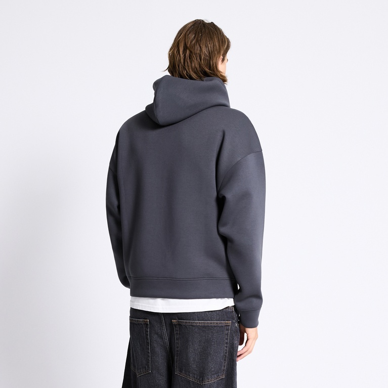 Boxy scuba zip hoodie "Stan"