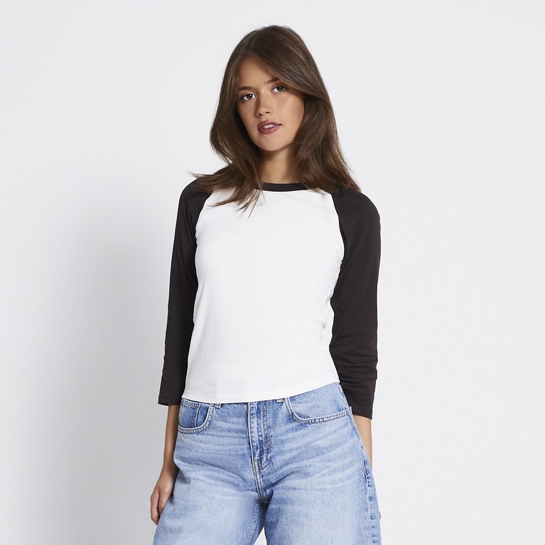 Baseball 3/4 sleeve top "Storm"