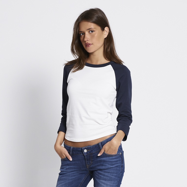 Baseball 3/4 sleeve top "Storm"
