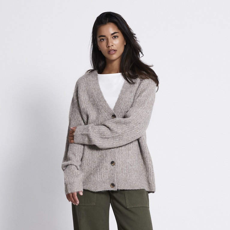 V-neck knit cardigan "Dorotea"