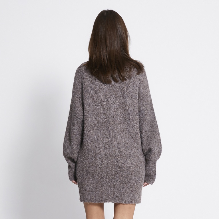 Short turtleneck knit dress "Kaia"