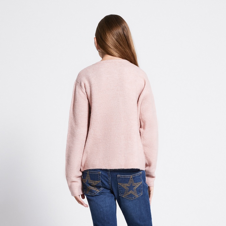 Basic knit cardigan "Audrey star"