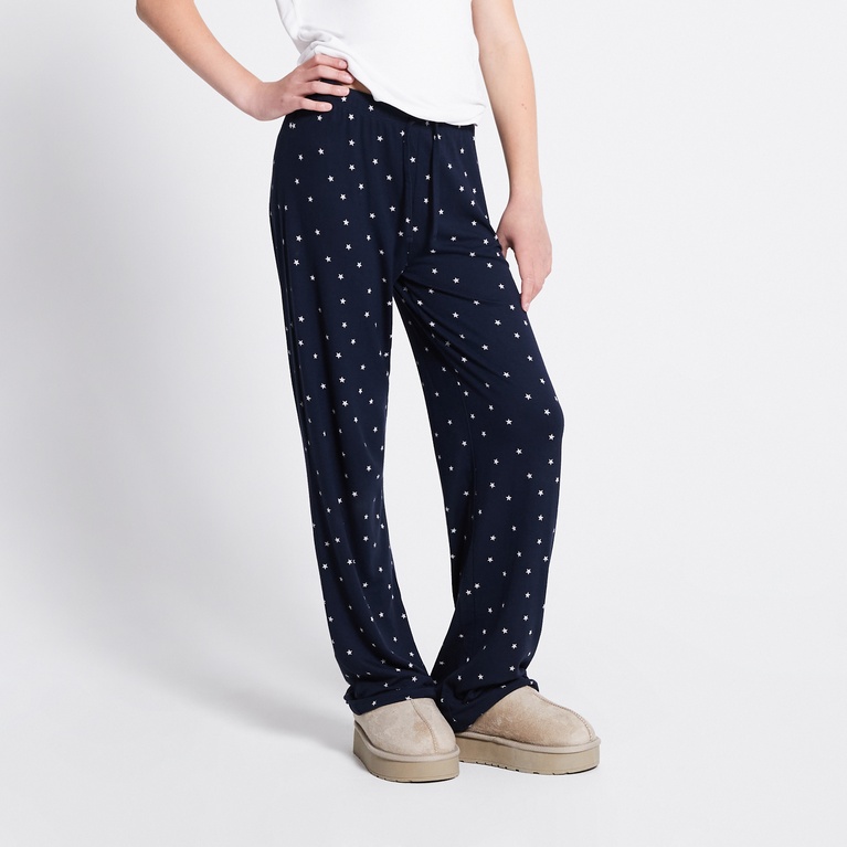 Soft pants "Holly printed star"