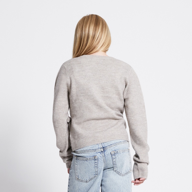 Wrap knit sweater "Bettan"
