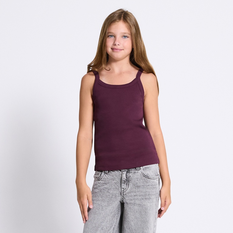 Ribbed singlet "Mikaela star"