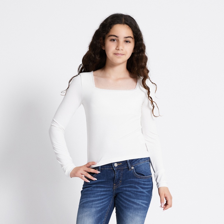 Long sleeve lace top "Agda"