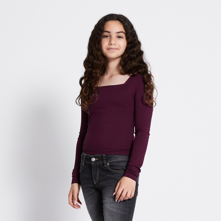 Long sleeve lace top "Agda"