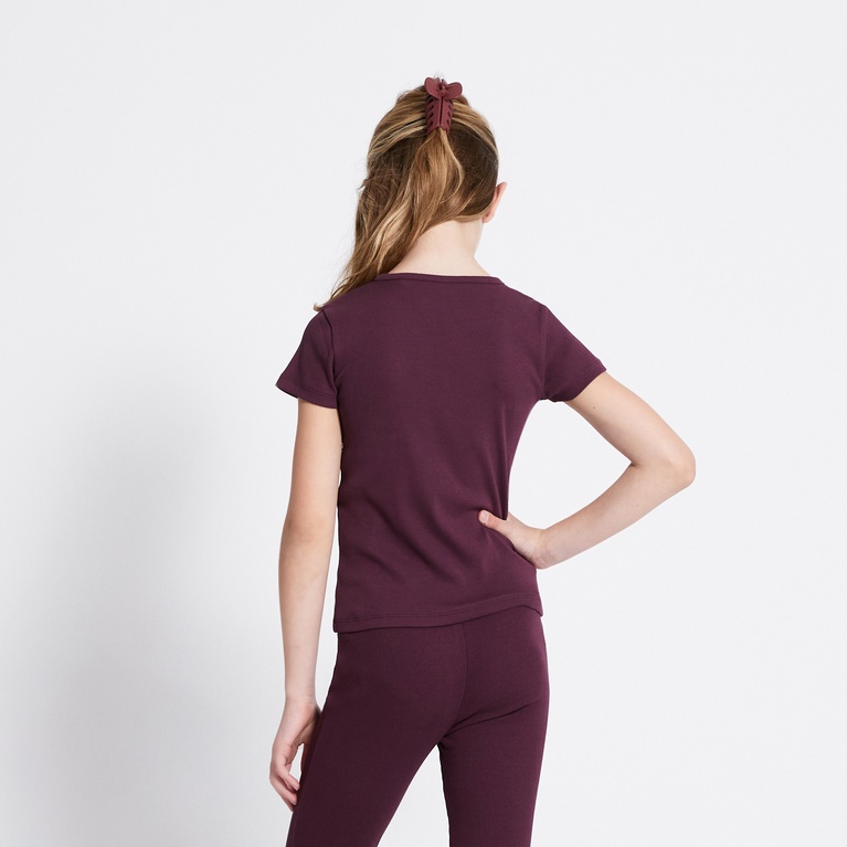 Ribbed tee "Ronja"