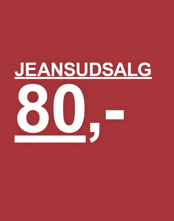 Tre tjejer i jeansen Blaze, två i blå denim och en i svart. Kampanjtext: "CLUB DEAL, ALL JEANS 'BLAZE', 300:- (REG. PRICE 300–400:-)".