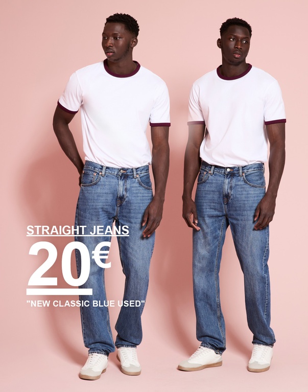 Zwei Models tragen Delta Relaxed Bootcut-Jeans in verschiedenen Waschungen. Club Deal: Relaxed Bootcut-Jeans 35 €. Gilt für Delta in allen Waschungen. Regulärer Preis: 40 €.