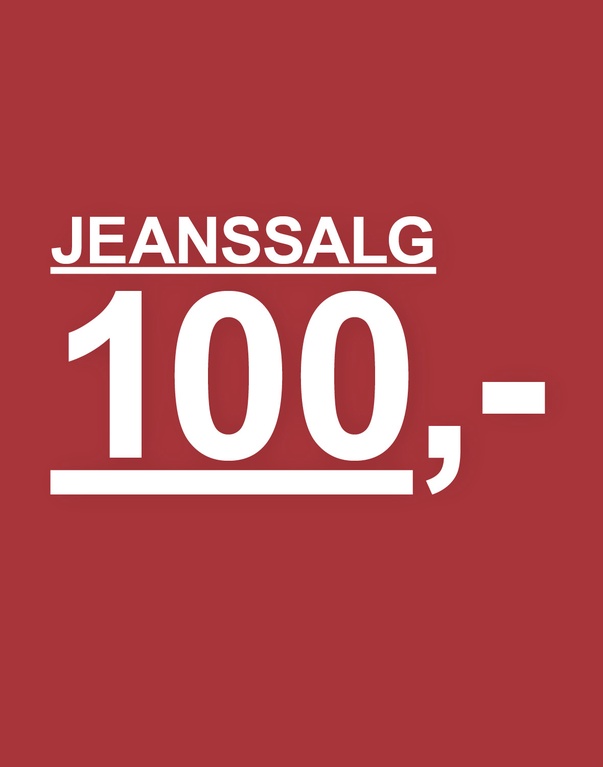 Tre tjejer i jeansen Blaze, två i blå denim och en i svart. Kampanjtext: "CLUB DEAL, ALL JEANS 'BLAZE', 300:- (REG. PRICE 300–400:-)".