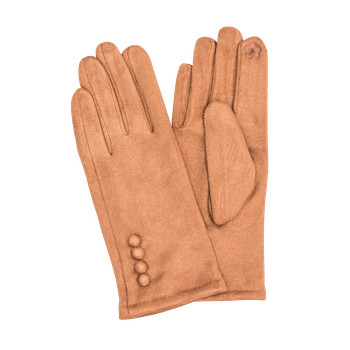 Fingervantar Dam Touch-funktion Cognac