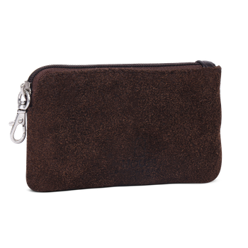 Boho Lovers pouch i skinn Boho Lovers pouch i skinn Mörkbrun