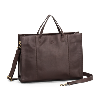 CLASSIC Workbag Mörkbrun