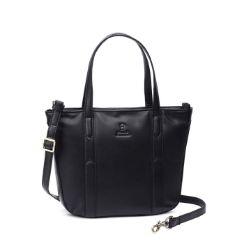 Classics liten tote bag i skinn Svart