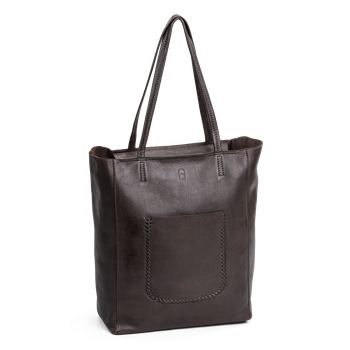 Casual Classic tote Mörkbrun