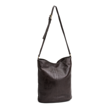 Casual Classic crossbody hobo Mörkbrun