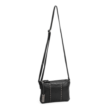 Vintage Rocks clutch med axelrem Svart