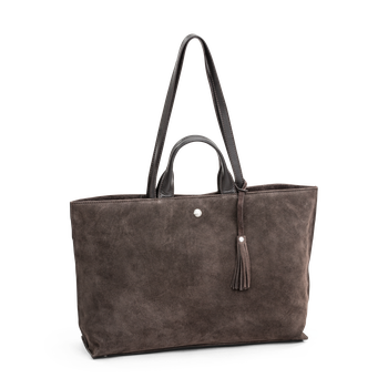 Chic Boho tote Mörkbrun