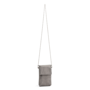 Mobilväska med partylook Pewter