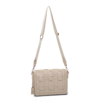 Axelväska i crossovermodell Beige