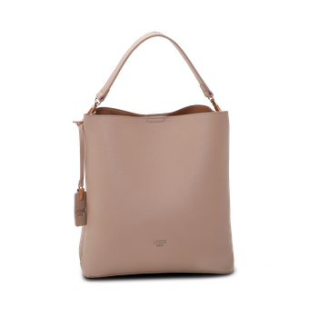 Handväska i crossovermodell Beige