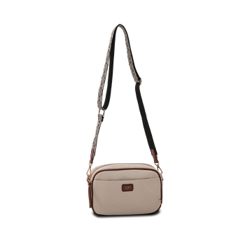 Axelväska i crossovermodell Beige